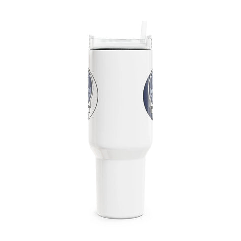 Grateful Dead - Indianapolis Colts Stealie "Fat Man" Tumbler, Double Insulated 40oz Travel Mug - NFL - StealieShop