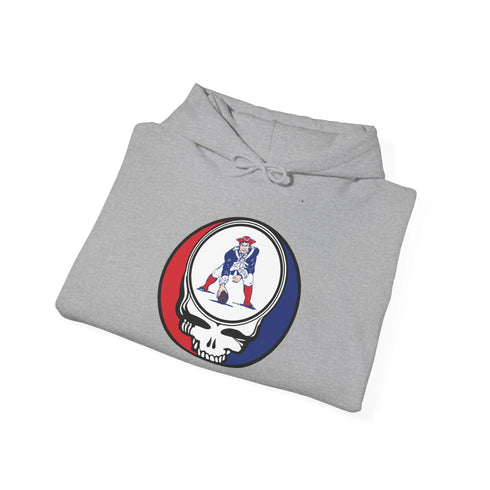 Pat The Patriot New England Patriots Grateful Dead Hooded Sweatshirt - NFL