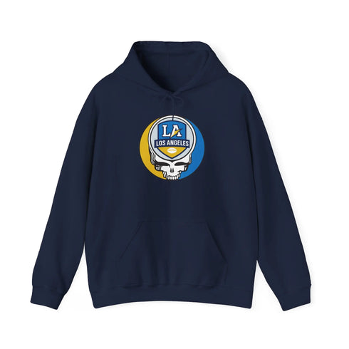 Grateful Dead - Los Angeles Chargers Stealie Grateful Dead Hooded Sweatshirt - NFL - StealieShop