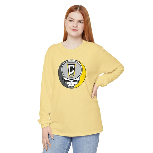 Grateful Dead - Columbus Crew Vineyard Collection Unisex Garment-Dyed Long Sleeve - StealieShop