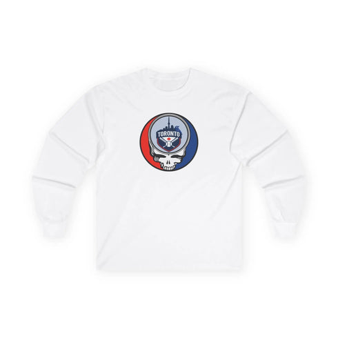 Grateful Dead - Toronto Blue Jays Classic Stealie Long Sleeve Tee - MLB - StealieShop