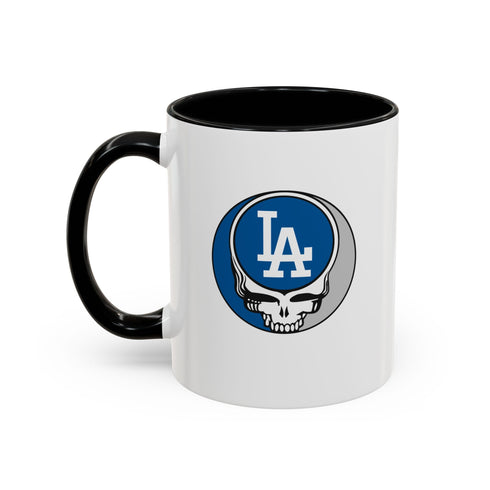 Grateful Dead - The Ballpark Collection: Los Angeles Baseball Edition Grateful Dead Stealie Coffee Mug - StealieShop