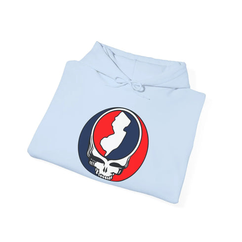 New Jersey Map Stealie Unisex Heavy Blend Hoodie