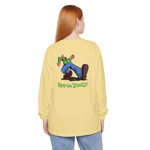 Grateful Dead - The Do-Dah Man Vineyard Collection Garment-Dyed Long Sleeve T-Shirt - StealieShop
