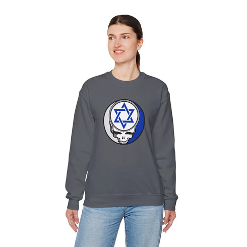 Grateful Dead - Star of David Stealie Crewneck Sweatshirt - StealieShop