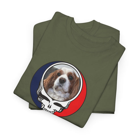 Custom Dog Stealie Unisex Grateful Dead T-Shirt (101)