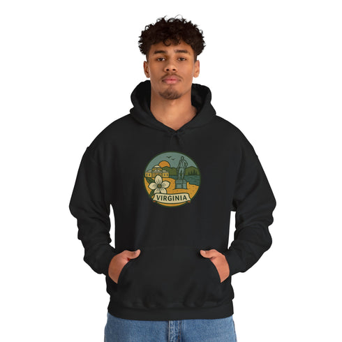 Virginia State Stealie Unisex Heavy Blend Hoodie