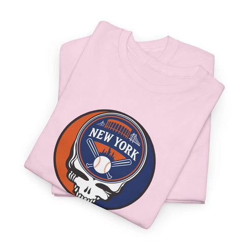 Grateful Dead - New York Mets Classic Stealie T-Shirt - MLB - StealieShop
