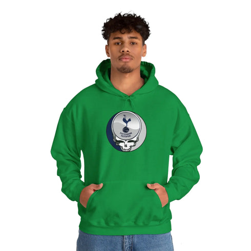 Tottenham Hotspur Grateful Dead Unisex Heavy Blend Hoodie - Hooded Sweatshirt - StealieShop