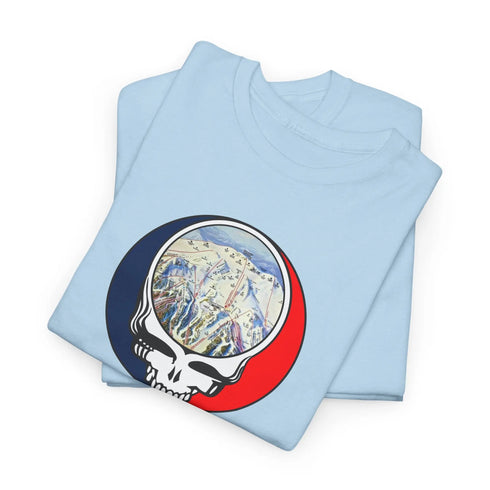 Mammoth Mountain Trail Map Stealie Grateful Dead T-Shirt