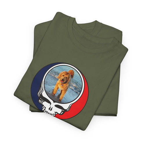 Custom Dog Stealie Unisex Grateful Dead T-Shirt (115)