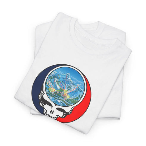 Sugarbush Trail Map Stealie Grateful Dead T-Shirt