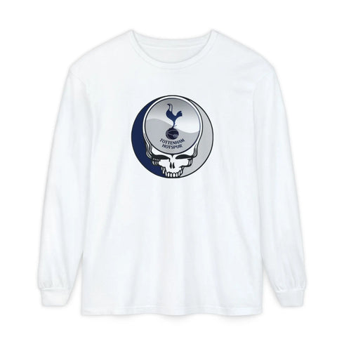 Grateful Dead - Tottenham Hotspur Garment-Dyed Long Sleeve T-Shirt - StealieShop