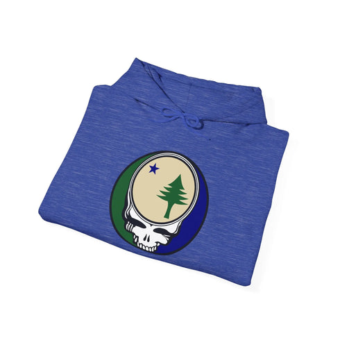 Grateful Dead - Maine Unofficial State Flag Stealie Unisex Heavy Blend Hoodie - StealieShop