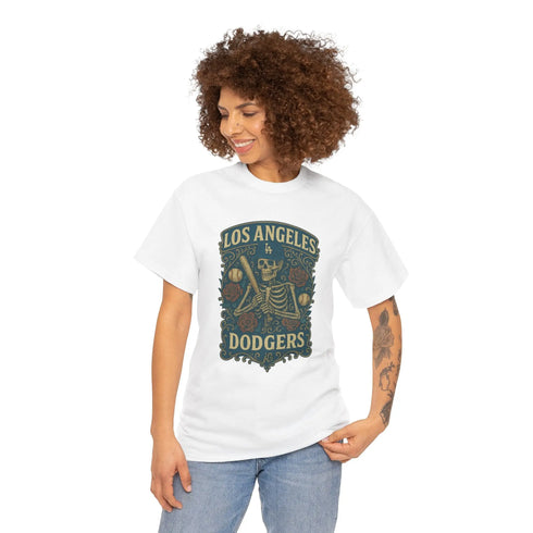 Grateful Dead - Los Angeles Dodgers Retro Poster Art T-shirt - StealieShop