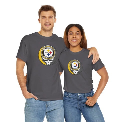 Pittsburgh Steelers Grateful Dead Steal Your Face T-Shirt StealieShop