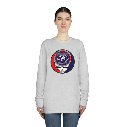 Grateful Dead - Miller Place Wrestling Stealie Long Sleeve Crewneck Tee - StealieShop