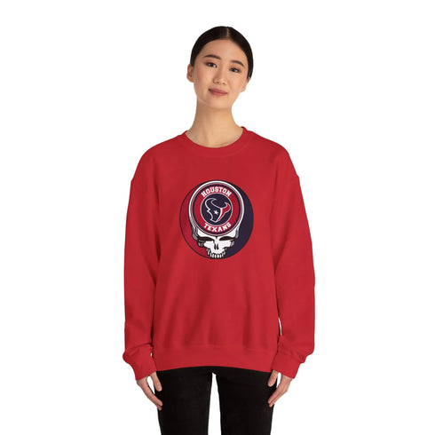 Grateful Dead - Copy of Cleveland Browns Grateful Dead Stealie Crewneck Sweatshirt - StealieShop