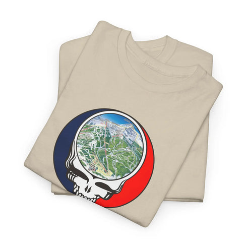 Big Sky Trail Map Stealie Grateful Dead T-Shirt
