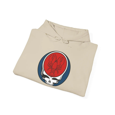 Grateful Dead - Steal Your Lobster Stealie Grateful Dead Hooded Sweatshirt - StealieShop