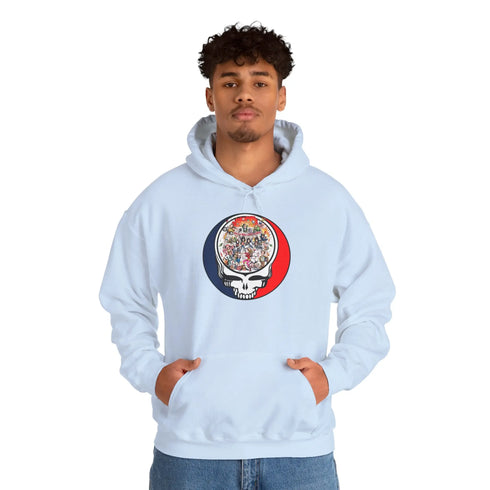 Grateful Dead - Ramones Stealie Unisex Heavy Blend Hoodie - StealieShop