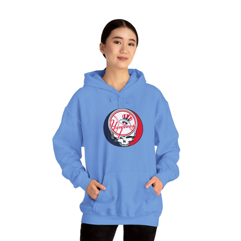New York Yankees Grateful Dead Unisex Heavy Blend Hoodie - MLB - StealieShop