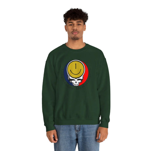 Longmeadow, MA Grateful Dead Stealie Crewneck Sweatshirt StealieShop