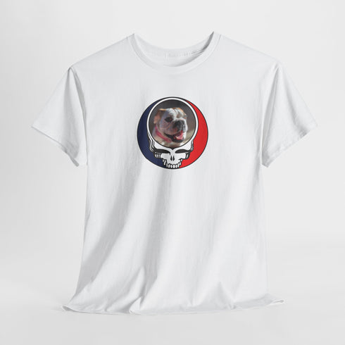 Custom Dog Stealie Unisex Grateful Dead T-Shirt (54)