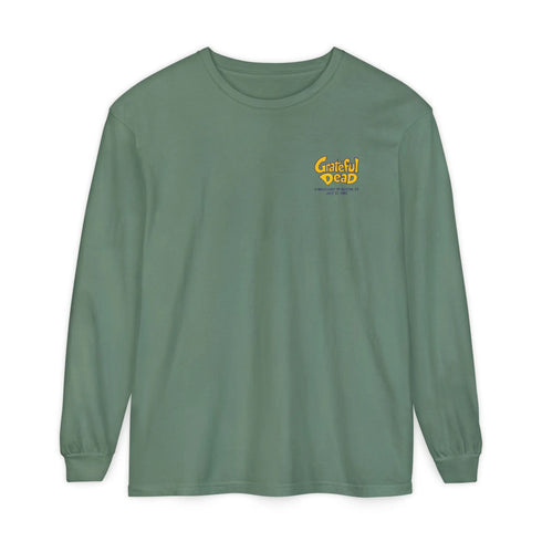 Grateful Dead - Grateful Dead Two-Sided Concert Tee - Vineyard Collection Garment-Dyed Long Sleeve | Austin, TX - StealieShop