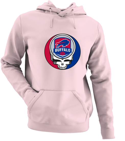Buffalo Football - Premium Grateful Dead Hoodie - Light Pink - 4