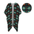 Grateful Dead - Black Turquoise Orange Aztec Duster Kimono Coverup - StealieShop