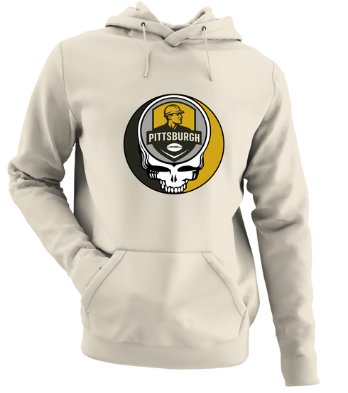 Pittsburgh Football - Premium Grateful Dead Hoodie - Sand - 3