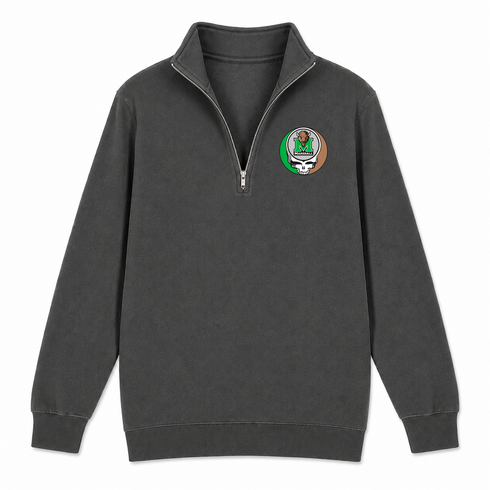 Marshall University - Premium Grateful Dead Quarter-Zip Pullover - Charcoal - 6
