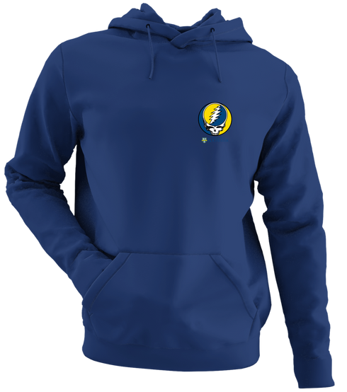 Rochester - Premium Grateful Dead Left Chest Hoodie - Navy - 2