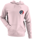 Lewis & Clark University - Premium Grateful Dead Left Chest Hoodie - Light Pink