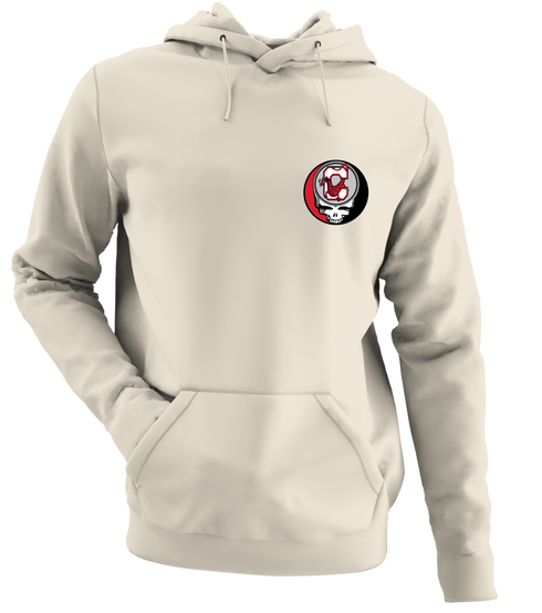 SUNY Cortland - Premium Grateful Dead Left Chest Hoodie - Sand