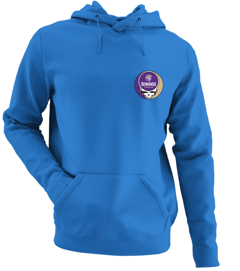 Sewanee - Premium Grateful Dead Left Chest Hoodie - Heather Royal - 5