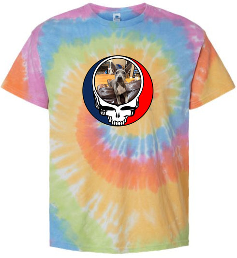 1696 - Custom Stealie Tie-Dye