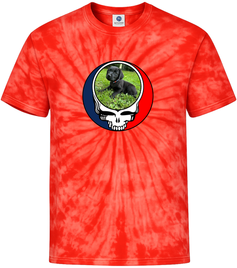 1448 - Custom Stealie Tie-Dye