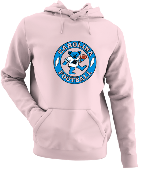 Carolina Football Dancing Bear - Premium Grateful Dead Hoodie - Light Pink