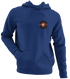 Cleveland Football Dancing Bear - Premium Grateful Dead Left Chest Hoodie - Navy