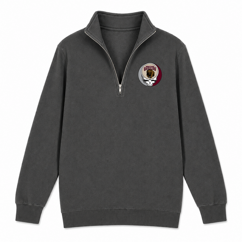 University of Montana - Premium Grateful Dead Quarter-Zip Pullover - Charcoal - 6