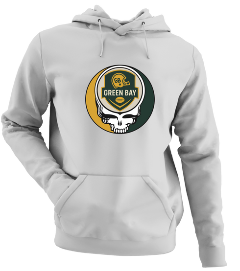 Green Bay Football - Premium Grateful Dead Hoodie - Sport Grey - 9