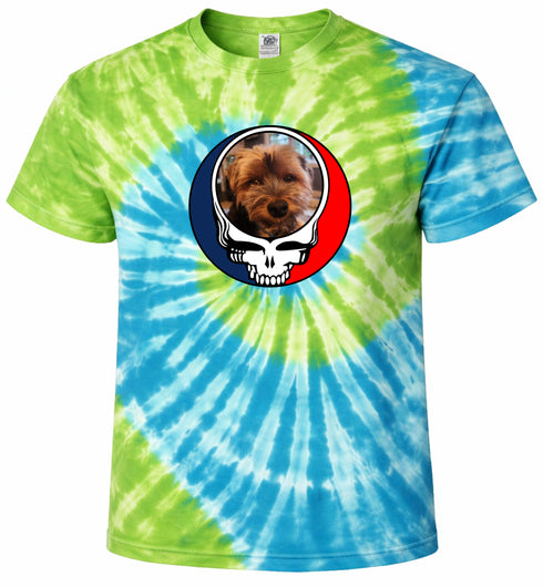 1625 - Custom Stealie Tie-Dye