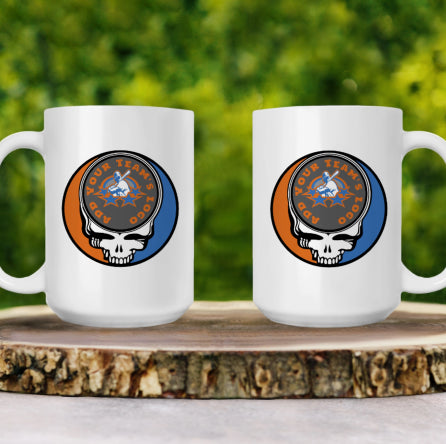 Grateful Dead - MLB Team Stealie Coffee Mug - 15oz | Choose YOUR Team - StealieShop