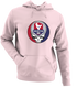 Houston Football - Premium Grateful Dead Hoodie - Light Pink - 4