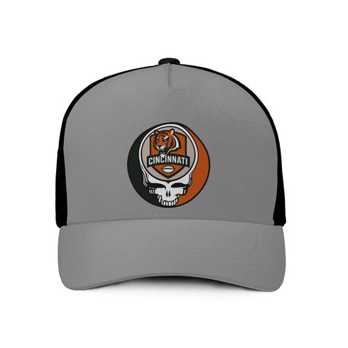 Grateful Dead - Cincinnati Bengals Stealie Trucker Cap - StealieShop