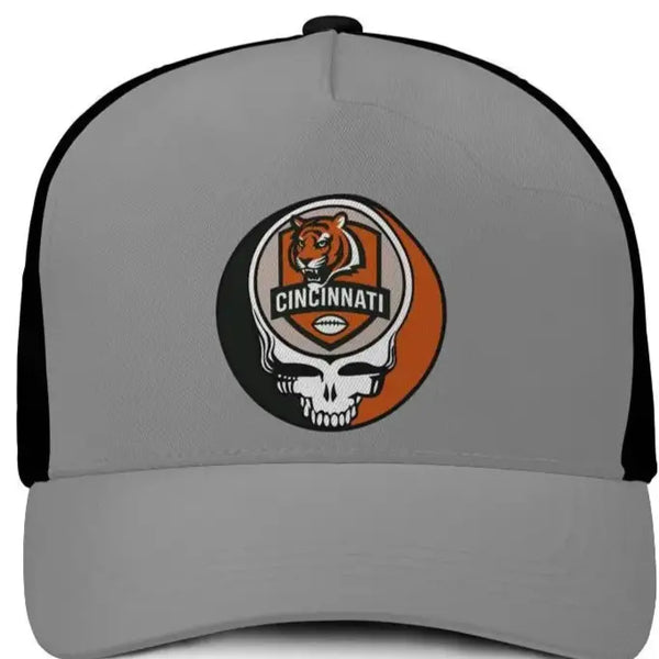 Grateful Dead - The Gridiron Collection: Cincinnati Football Edition Stealie Trucker Cap - StealieShop