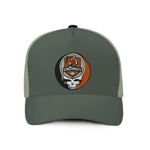 Grateful Dead - Cincinnati Bengals Stealie Trucker Cap - StealieShop