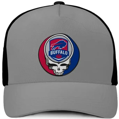 Grateful Dead - The Gridiron Collection: Buffalo Football Edition Stealie Trucker Cap - StealieShop